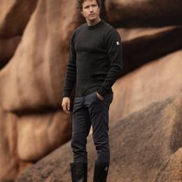 Pull marin "Morbihan" 100% Laine - Anthracite - Homme