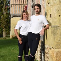 Tee-shirt classic sporty Cabourg - Classy - Victoray - / Blanc