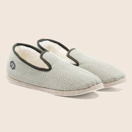 Charentaises tradition blanc kaki