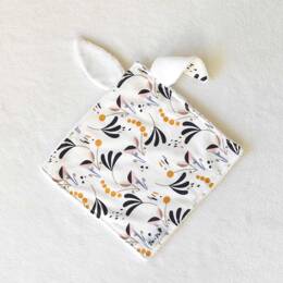 Doudou plat lapin
