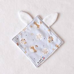 Doudou plat lapin