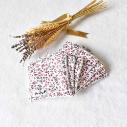 Lot de 7 lingettes lavables et réutilisables