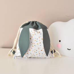 Sac à dos lapin personnalisable