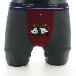 Boxer original Panda - Anthracite chiné et Rouille
