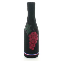 Cache bouteille coton grappe de raisin