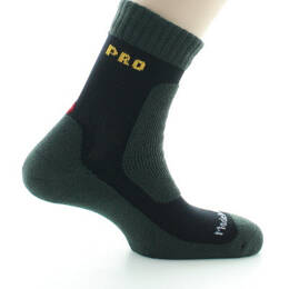 Chaussettes courtes de travail Pro en coton Noir