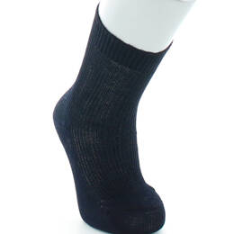 Chaussettes mixtes à maille piquée en pur coton fil d'Écosse Marine