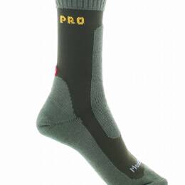 Chaussettes de travail mixtes pro en coton longues fibres kaki