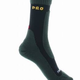 Chaussettes de travail mixtes pro en coton longues fibres noir