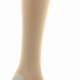 Mi-bas pour femme en lycra et semelle coton Chair