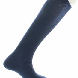 Mi-bas mixte en laine et meraklon Anthracite