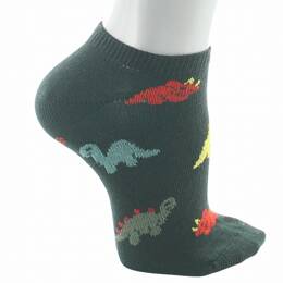 Socquettes enfant Dinosaure - Gris - Dagobert