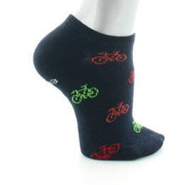 Socquettes Originales Enfant Vélo Marine