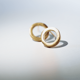 Boucles d'oreilles puces cercles