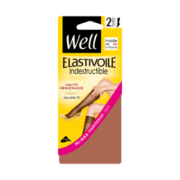 Lot de 2 paires de Mi-bas Transparents 25D Elastivoile Indestructible - Ibiza