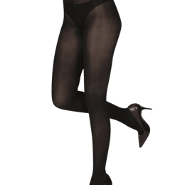 Collant Opaque Satiné 45D Elastivoile - Noir