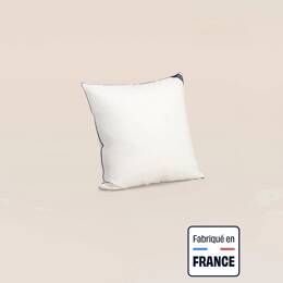 Oreiller universel 60x60 cm - Respirant et moelleux - Fait en France - Microfibres recyclées - Tediber