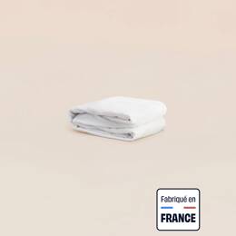 Protège matelas 90x190 cm -100% coton - Imperméable et doux - Fabriqué en France - Tediber