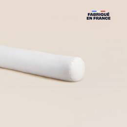 Traversin 160 cm - 50% de microfibre 50% duvet et plumes - Hypoallergénique - Garantie 5 ans - Fait en France - Tediber