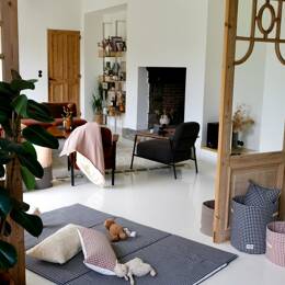 Tapis de vie King Size Vichy Réglisse
