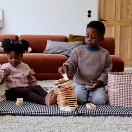 Housse Vichy Réglisse