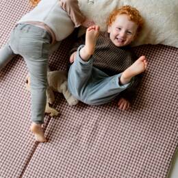 Tapis de vie Vichy Rhubarbe