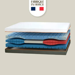 Matelas Français Réversible - 80x200 - Moelleux ou Tonique - Compatible Literie Relaxation - Matelas 4 saisons - Dormez Français
