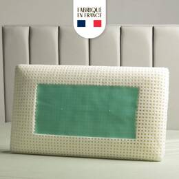 Oreiller Gel Rafraîchissant - 60x40 - Mémoire de Forme - Thermorégulation - Confort Cervical - Oeko-Tex - Dormez Français