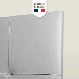 Tête de Lit Française Design Greige 160cm Bois Massif Haut de Gamme Echo - Dormez Français