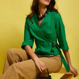 Cache-Cœur en Coton – Vert