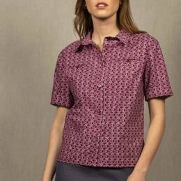 Chemisier Manches Courtes à Motifs – Parenthèse