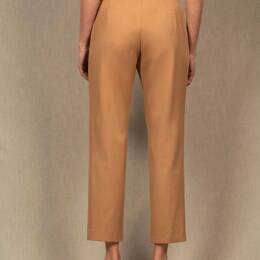 Pantalon Femme 7/8ème en Coton Camel – Espoir