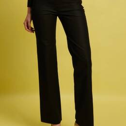 Le Pantalon tailleur droit coton noir Sœur