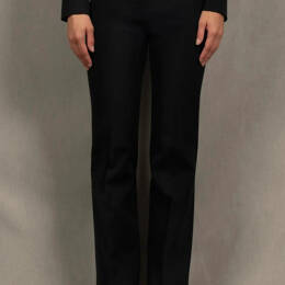 Pantalon Tailleur Femme Droit Bleu marine – Sœur.