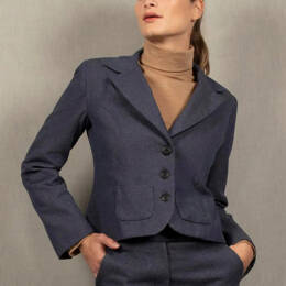 Veste Courte Femme en Jean Bleu - Certitude -