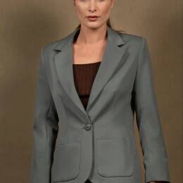 Veste Tailleur Femme en Laine Vert Amande - Abandon