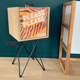 Bac disquaire vinyles
