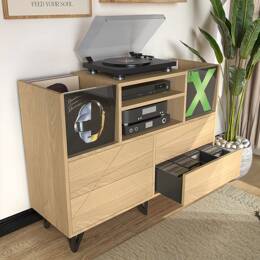Meuble 400 CD et 200 Vinyles