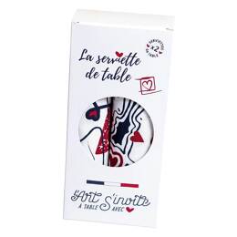 Coffret 2 Serviettes de Table – Les Éternels Amoureux