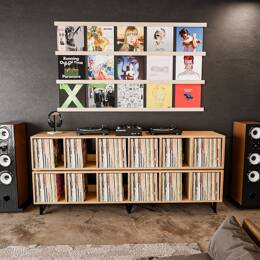 Meuble Vinyle 2 mètres - 1000 vinyles