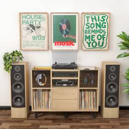 Meuble CD et Vinyle - 2 bacs