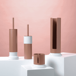 Ensemble d'accessoires 1950 (brosse à poser) - Terracotta Corail