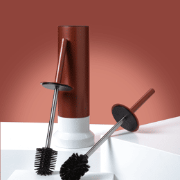 Brosse WC au sol 1950 - Brun cuivré Oursin