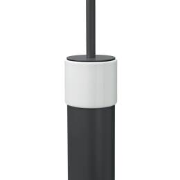 Brosse WC murale 1950 - Noir mat Charbon