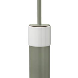 Brosse WC murale 1950 - Gris Galet anodisé