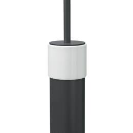Brosse WC murale 1950 - Noir mat Charbon pailleté