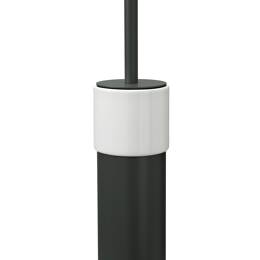 Brosse WC murale 1950 - Noir brillant Obsidienne