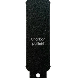 Ensemble d'accessoires 1950 (brosse à poser) - Noir mat Charbon pailleté