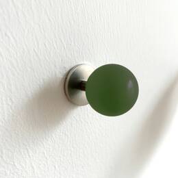 Patère Boule - Vert Fougère