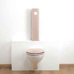 Le Tube WC complet suspendu - Rose Fleur de sel